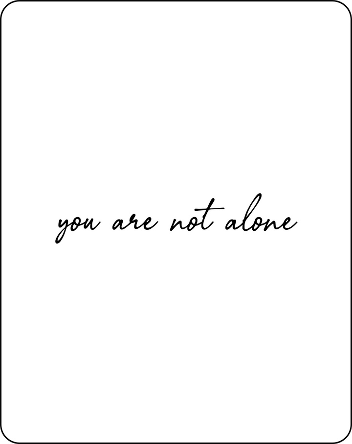 You're not alone