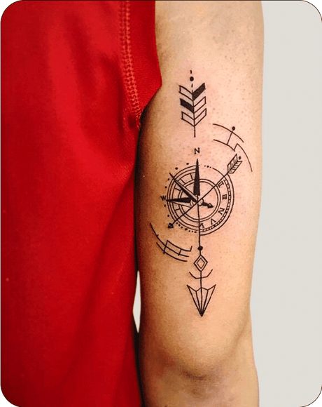 Compass tattoos