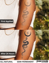 InkHub Adiyogi Tattoos visible after 24 hours