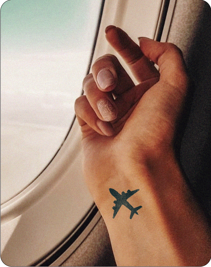 Plane tattoo