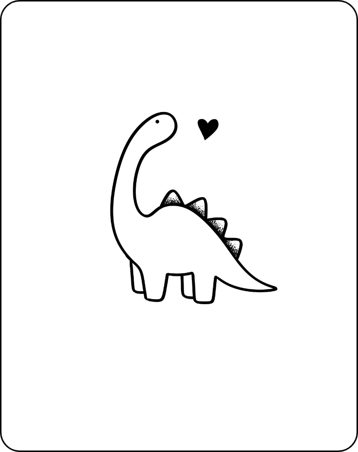 Cute Dinasour Tattoo