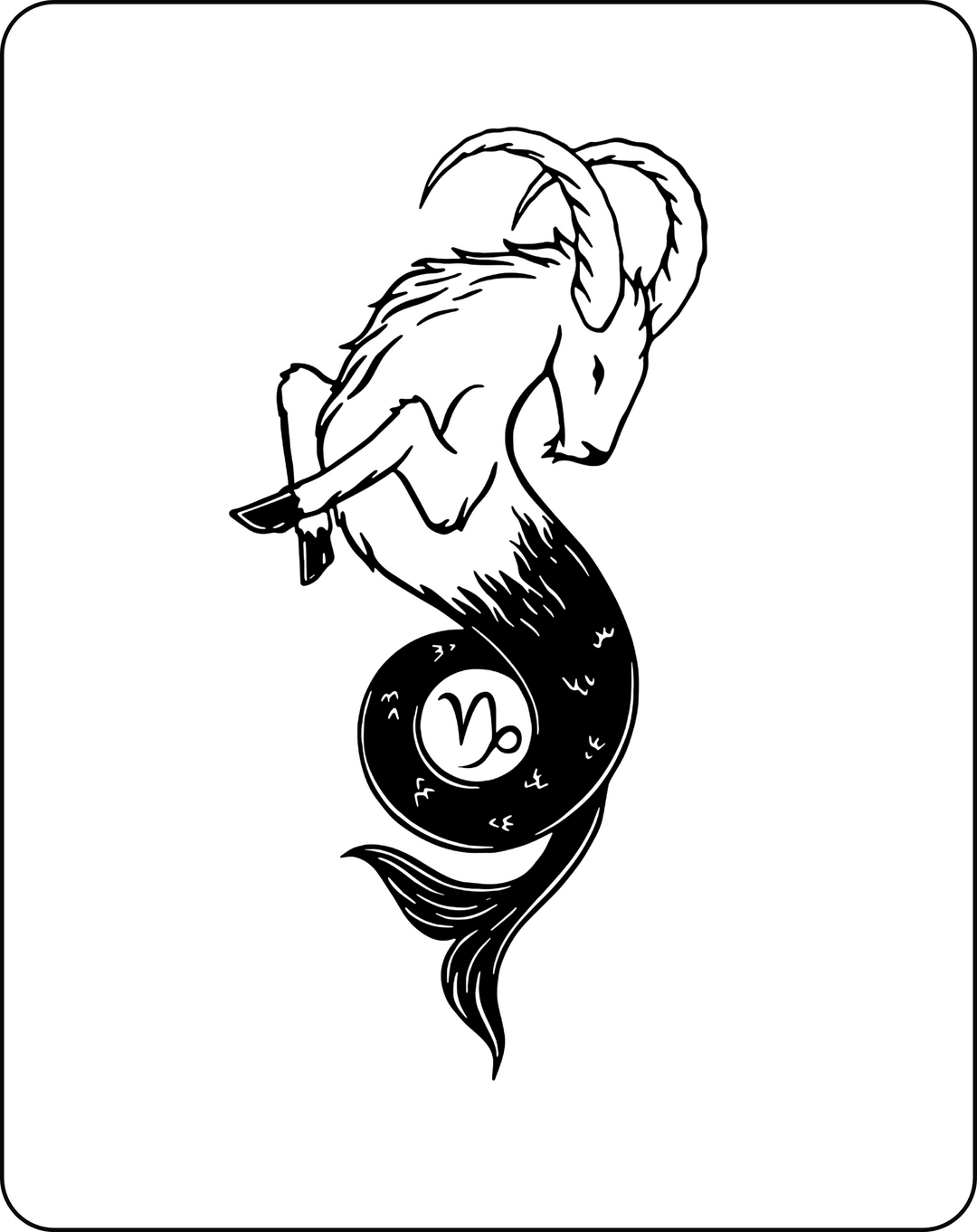 Capricorn Crest Tattoo