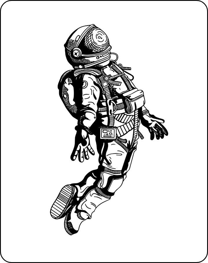 Astronaut Tattoo design