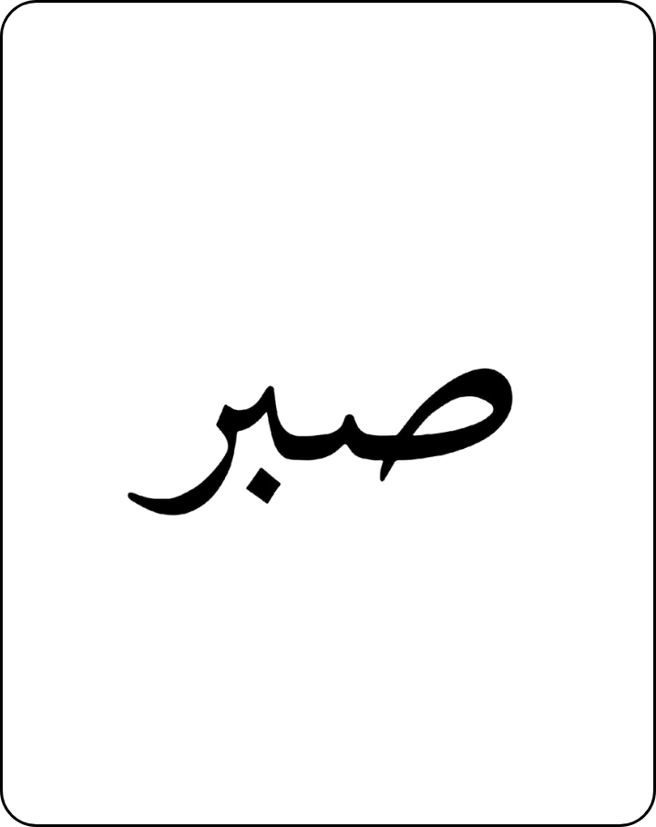 Sabr Patience Urdu - INKHUB