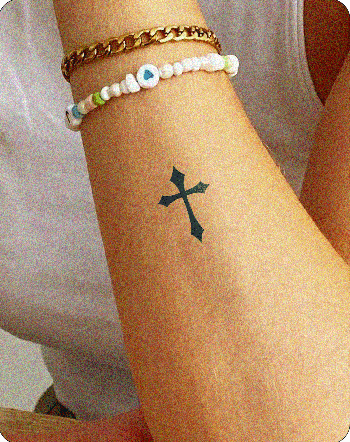Sharp Cross Tattoos