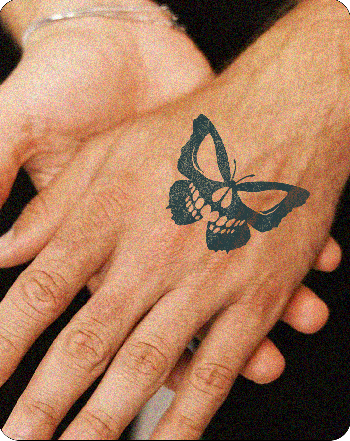 Skull Butterfly - INKHUB