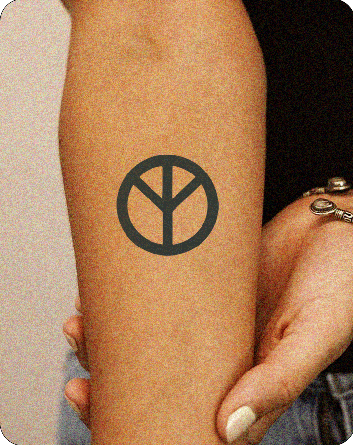 Peace tattoo