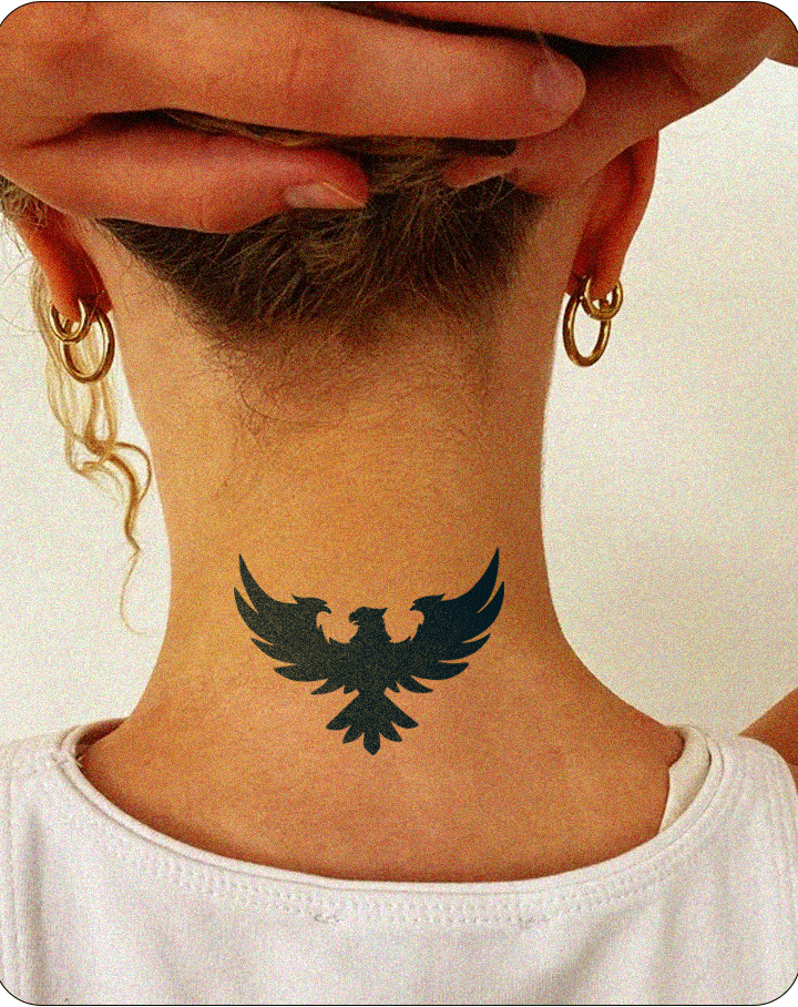 Three Eagles on neck